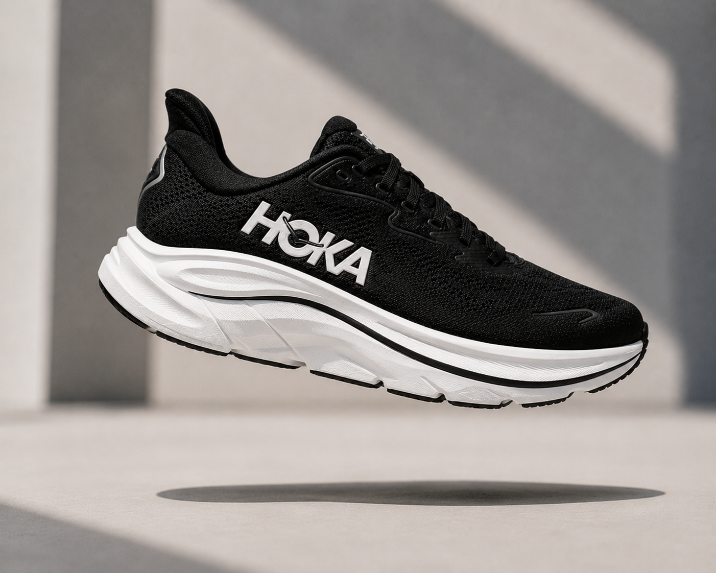 HOKA Clifton 10 Running Shoes Lightweight EVA Cushion Breathable Road Trainers