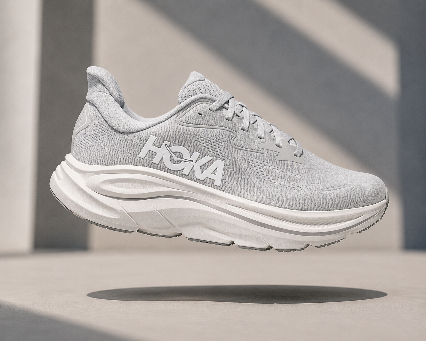 HOKA Clifton 10 Running Shoes Lightweight EVA Cushion Breathable Road Trainers