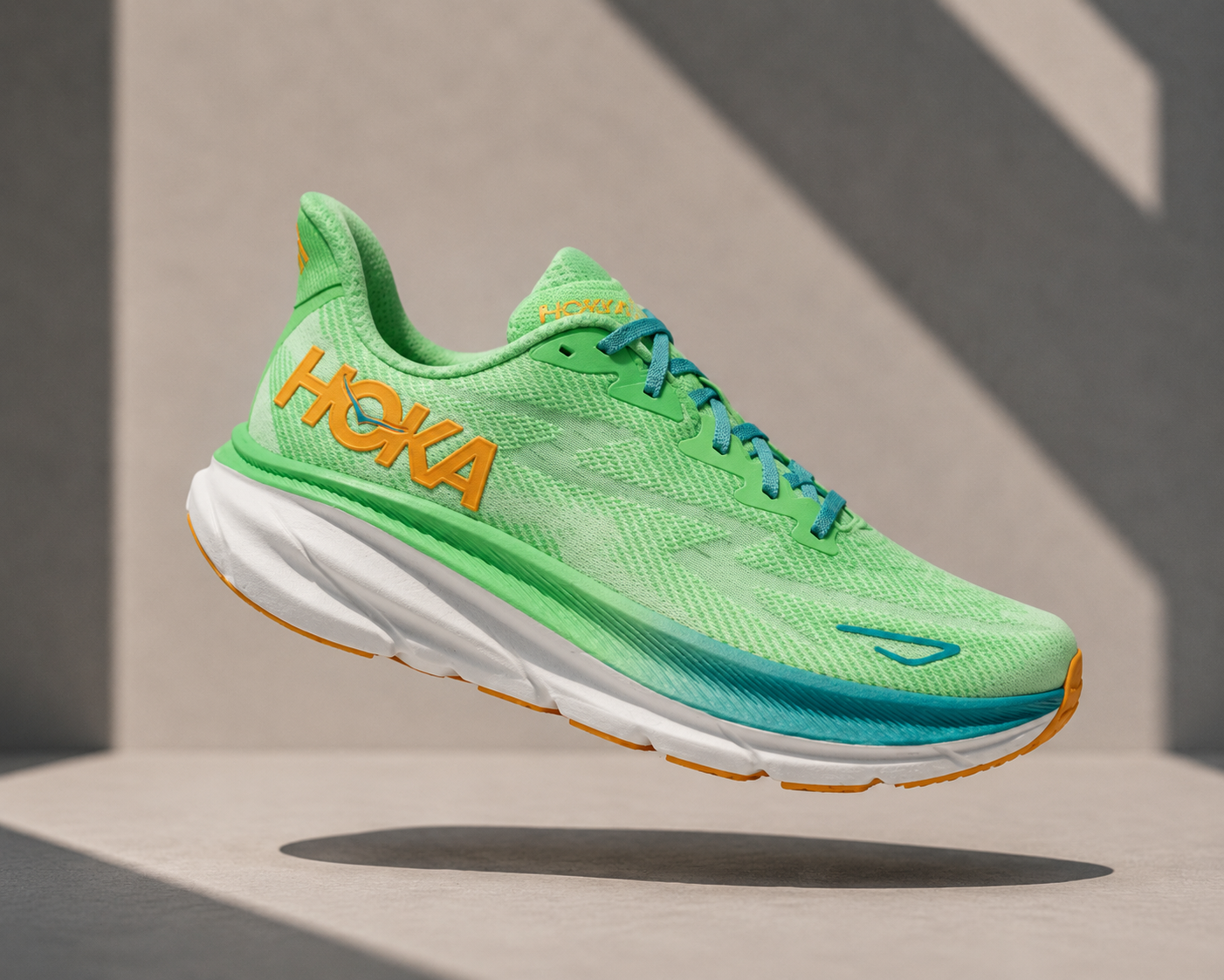 HOKA Clifton 9 Running Shoes Lightweight EVA Cushion Breathable Daily Trainers