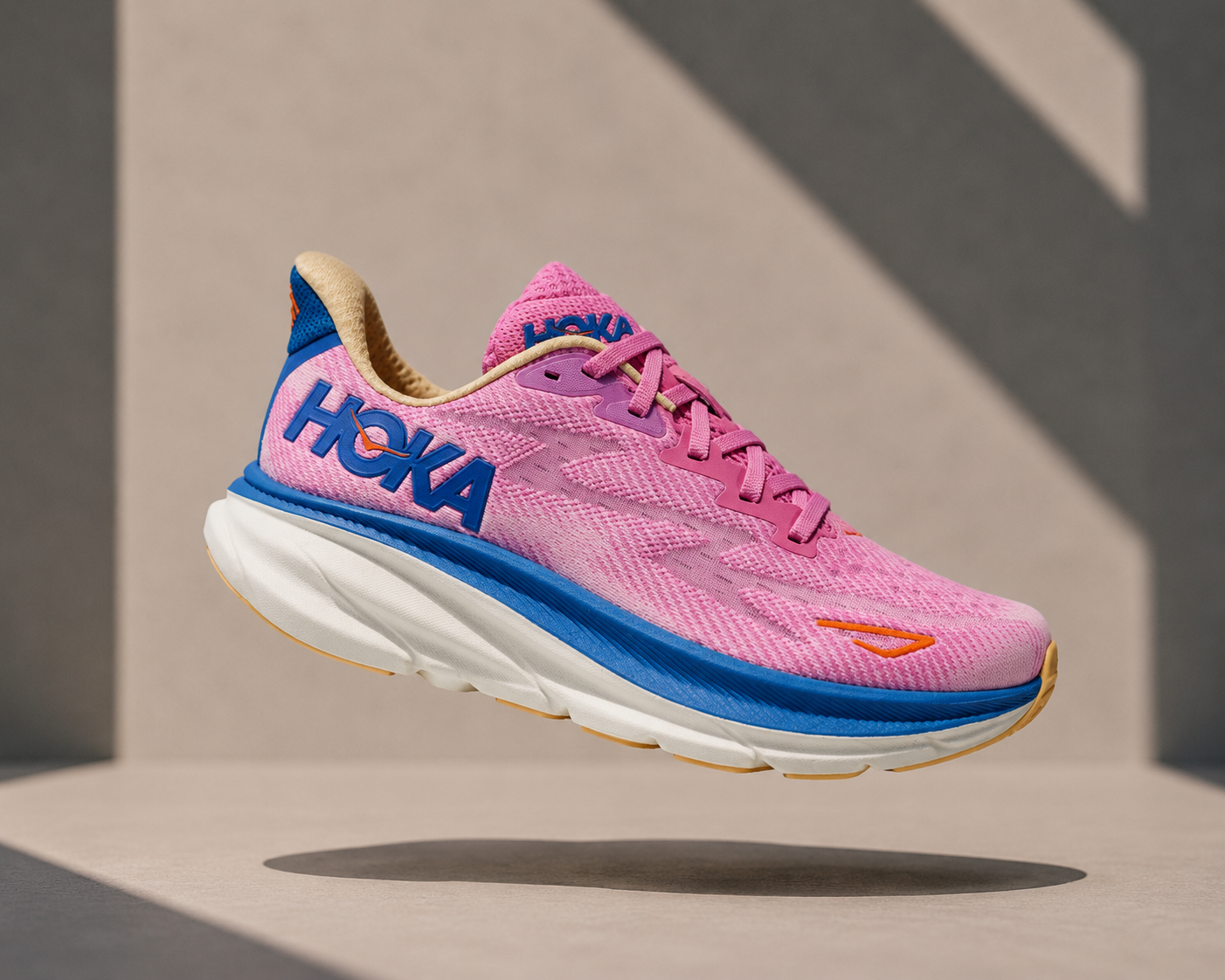 HOKA Clifton 9 Running Shoes Lightweight EVA Cushion Breathable Daily Trainers