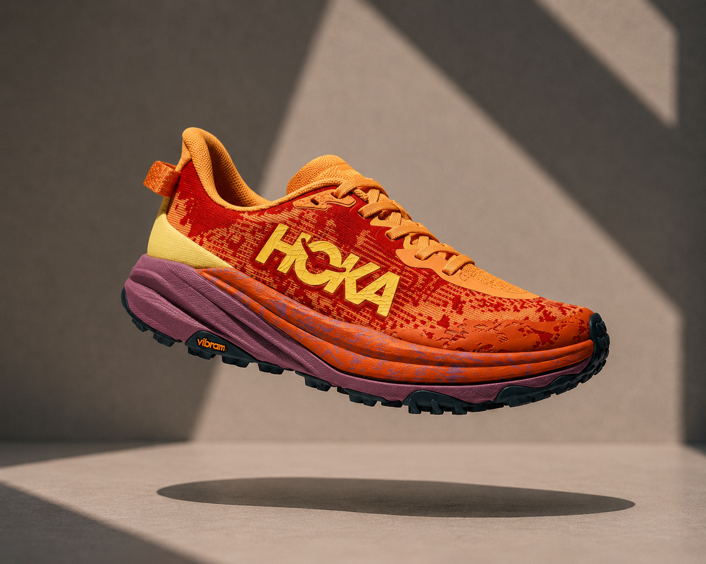 HOKA Speedgoat 6 Trail Running Shoes Lightweight Grip Hiking Outdoor Trainers
