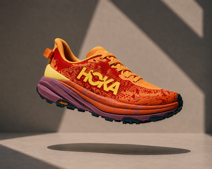 HOKA Speedgoat 6 Trail Running Shoes Lightweight Grip Hiking Outdoor Trainers