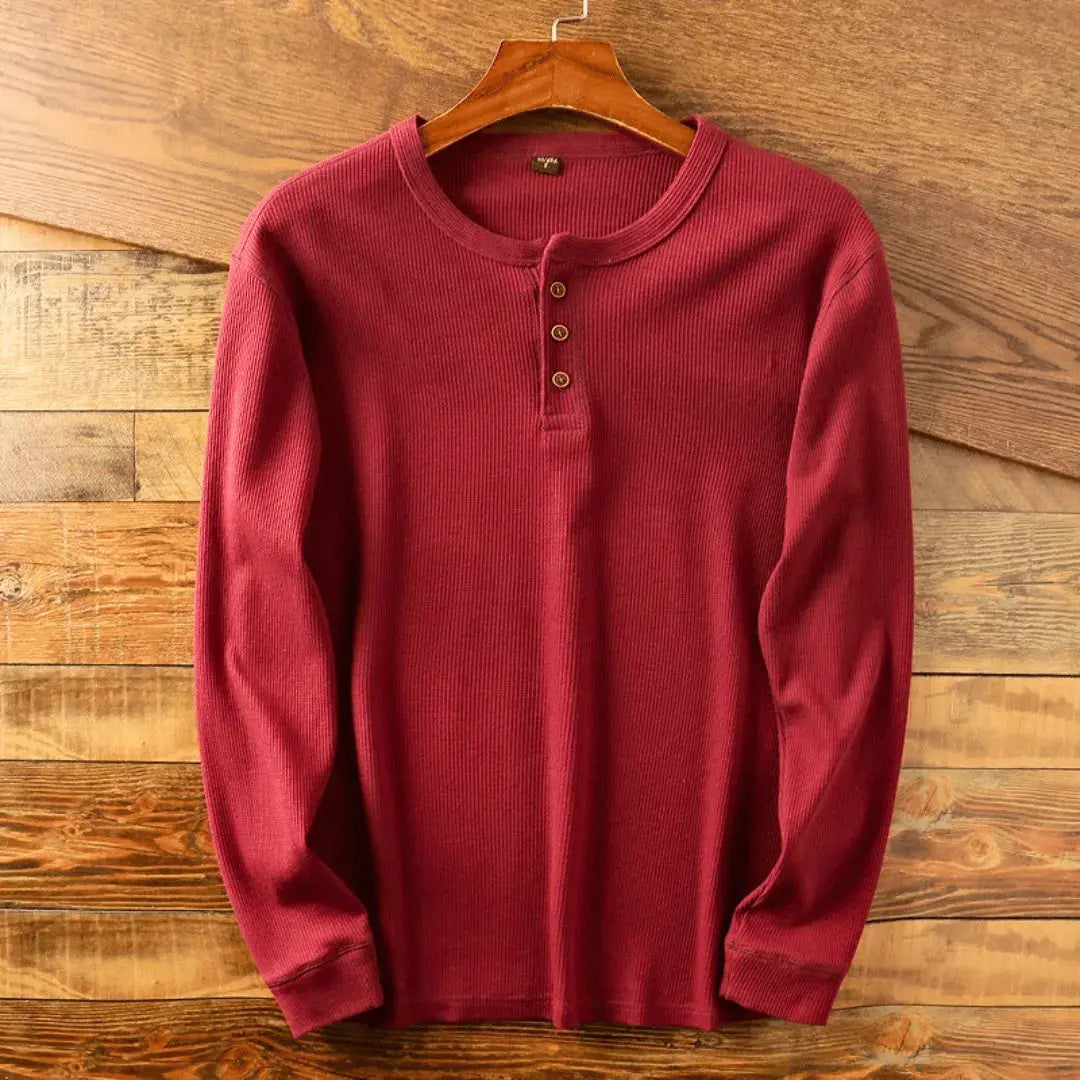 Heritage | Men’s Ultra-Soft Cotton Henley Shirt