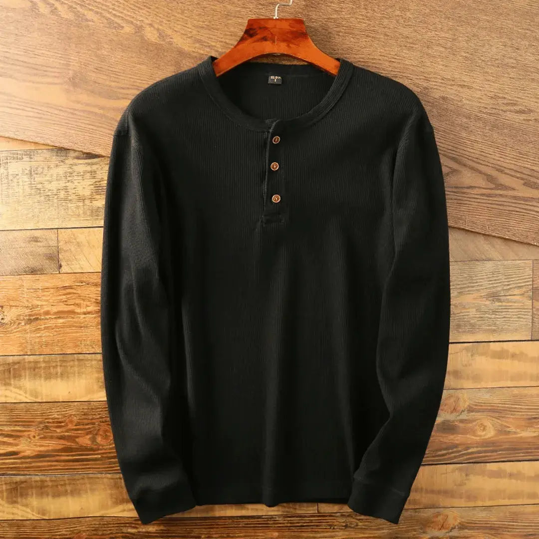 Heritage | Men’s Ultra-Soft Cotton Henley Shirt
