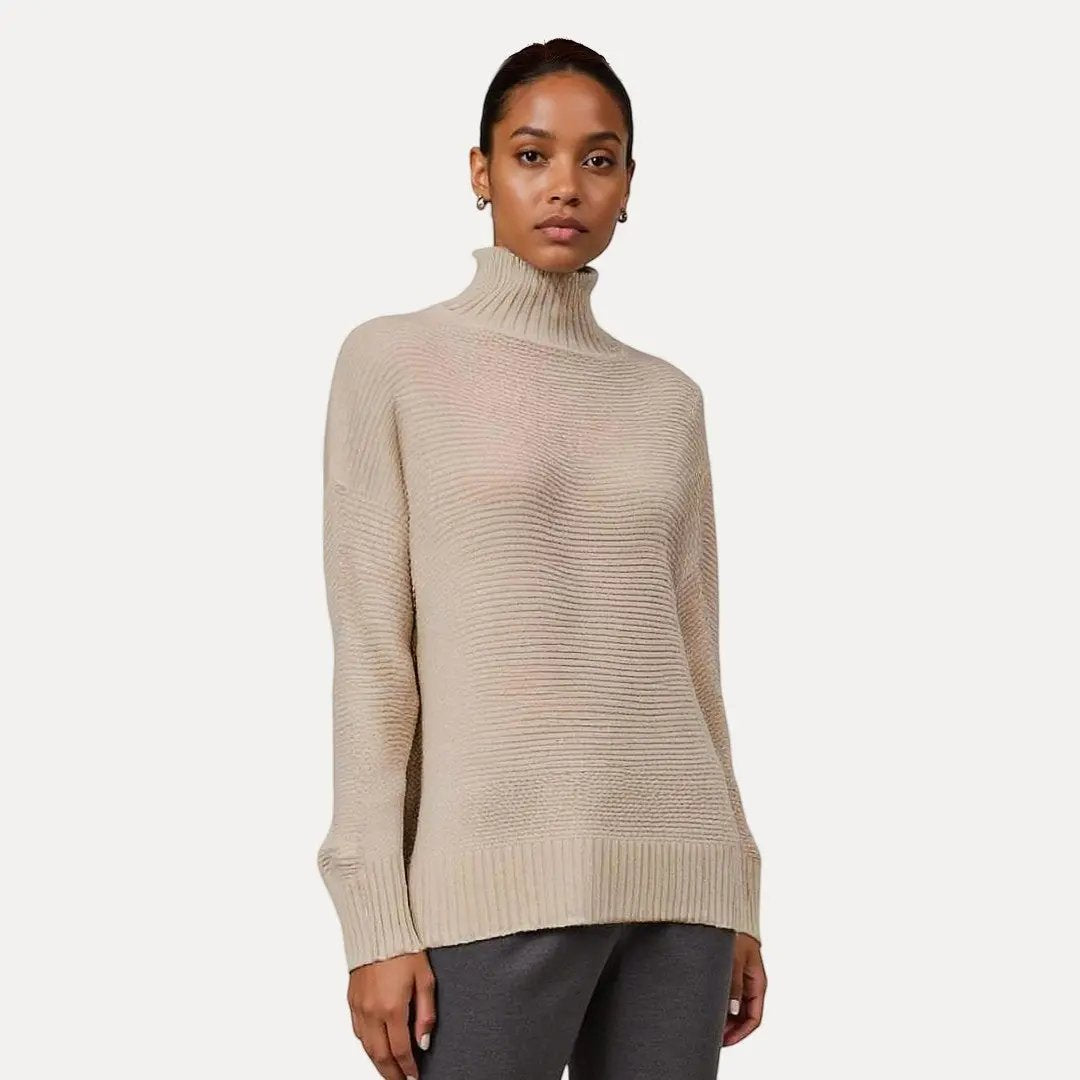 Jasmine | Pull en laine à col roulé pour femme