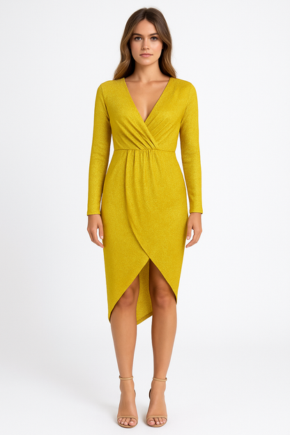 Jelly | Women’s Long-Sleeve Sequin Evening Dress