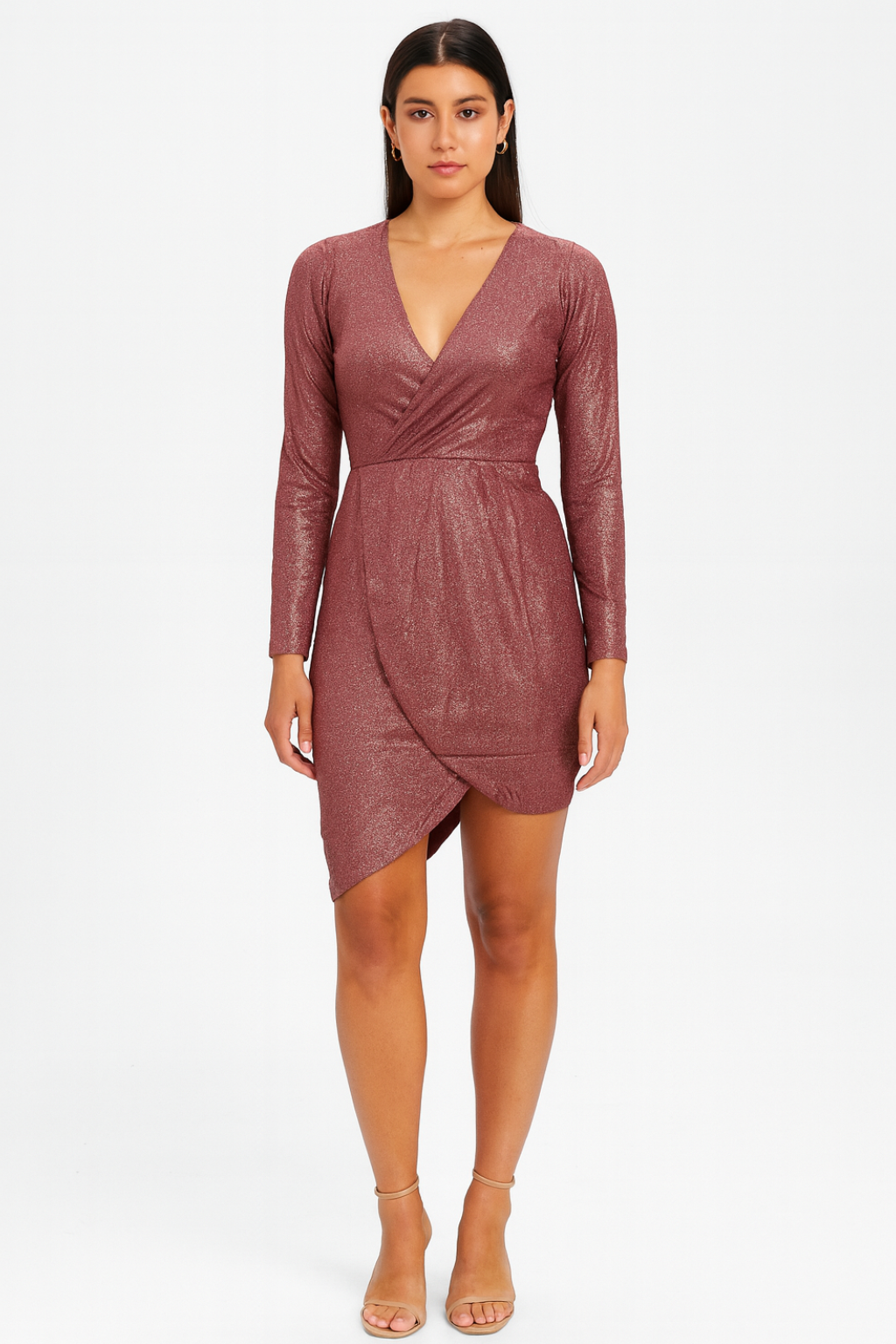 Jelly | Women’s Long-Sleeve Sequin Evening Dress