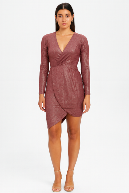 Jelly | Women’s Long-Sleeve Sequin Evening Dress