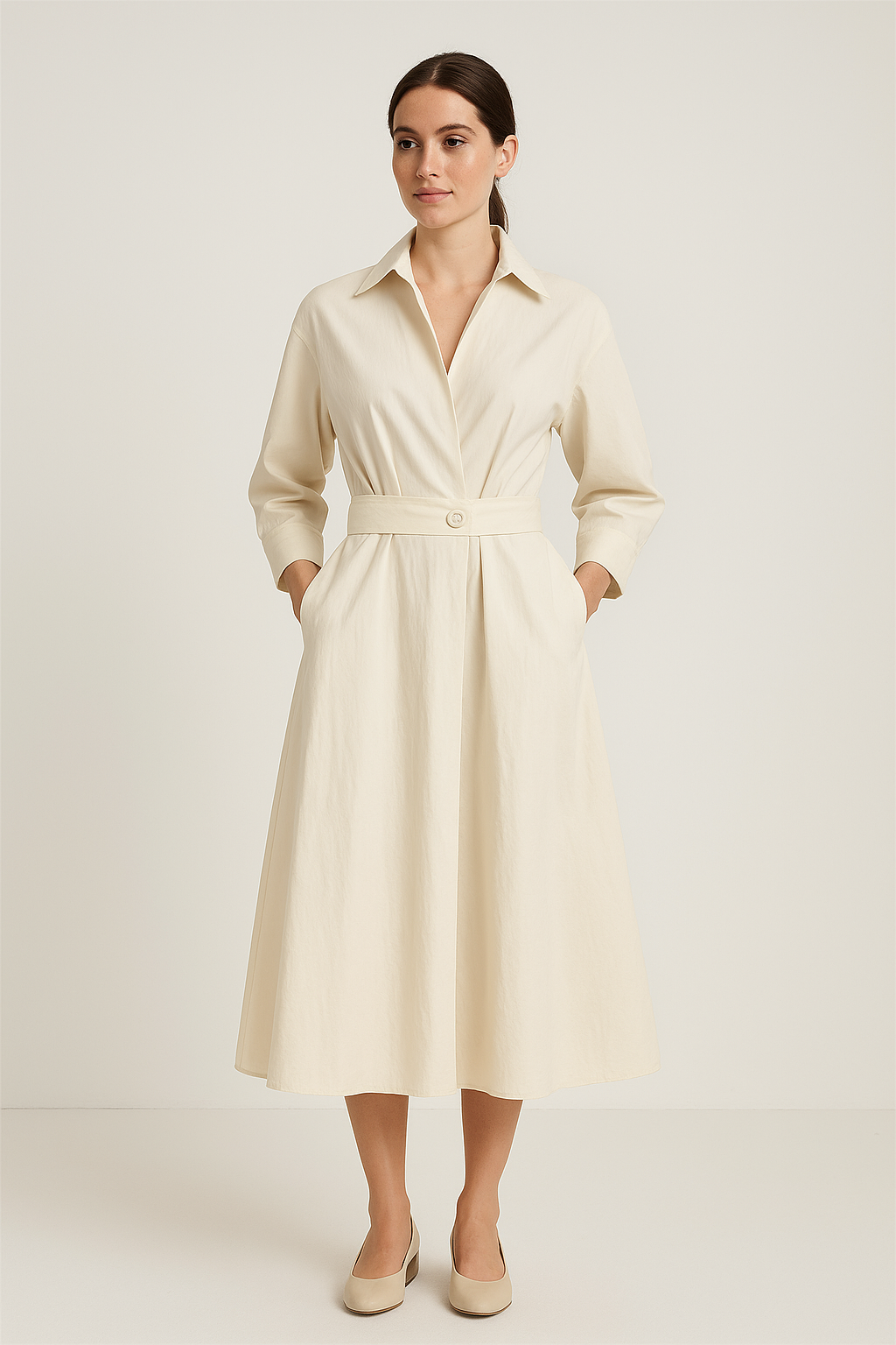 Jevonna | Women’s Cotton Shirt Dress1