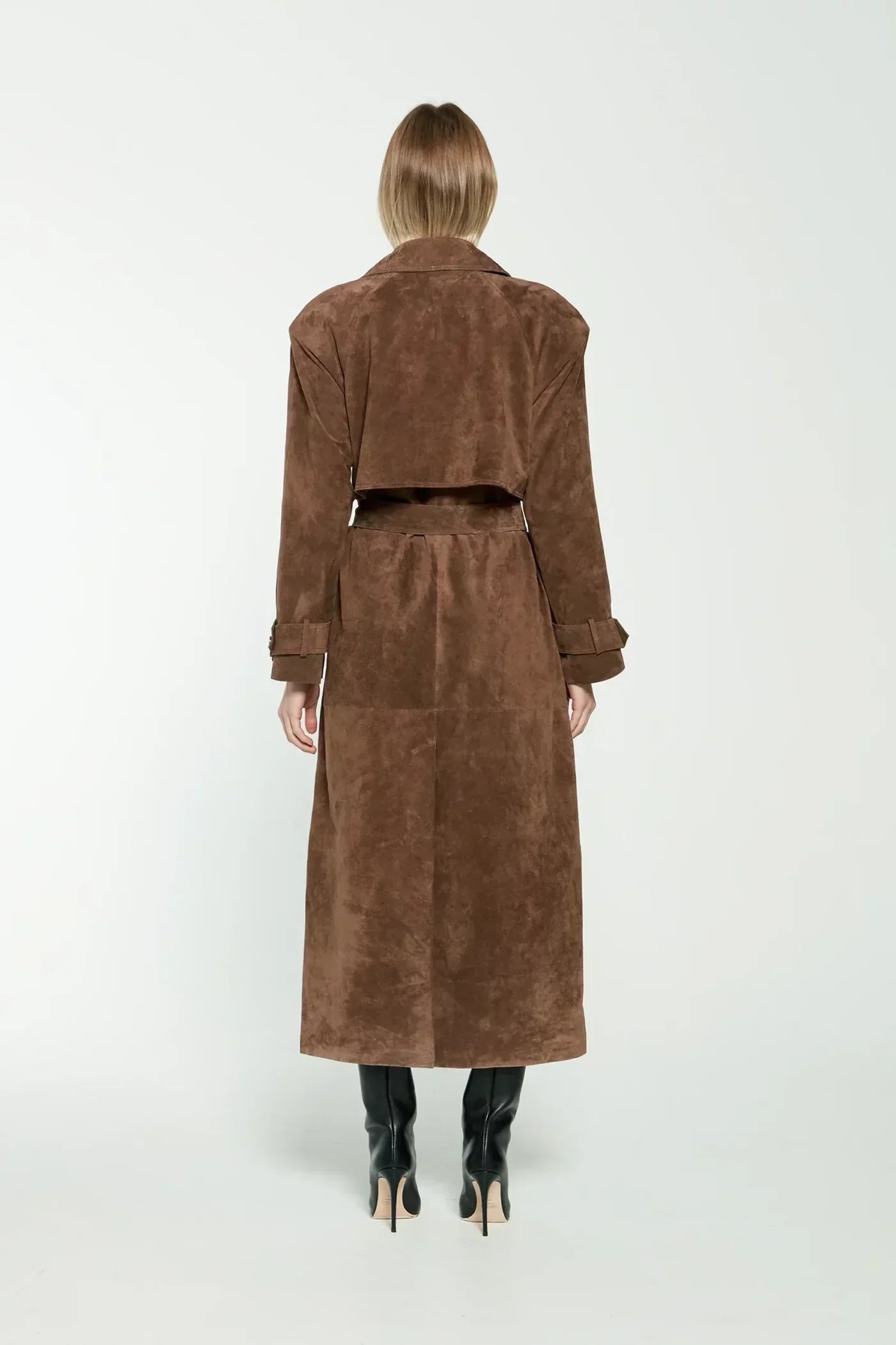 Josefina | Manteau trench en daim élégant pour femmes