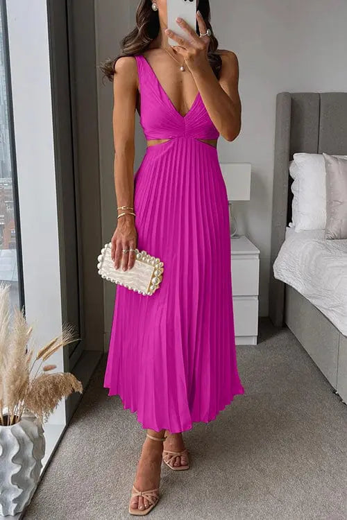 Kesley | Robe plissée pour femmes – Élégance féminine pour les occasions spéciales