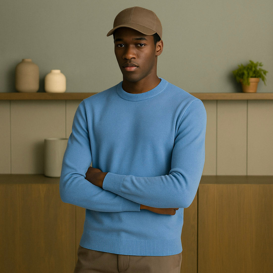 Kurt | Men’s Pure Cashmere Summer Knit Sweater