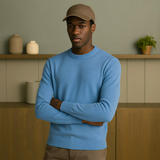 Kurt | Men’s Pure Cashmere Summer Knit Sweater