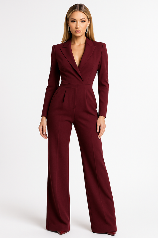 Lalyn | Women’s Elegant Wrap-Style Jumpsuit