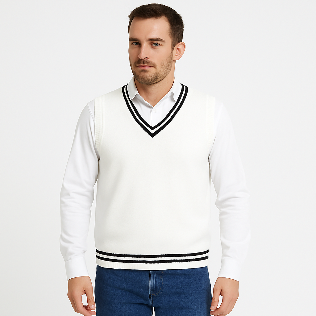 Lean | Gilet en tricot essentiel old money