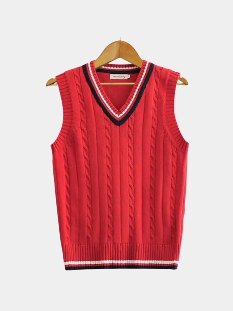 Lean | Gilet en tricot essentiel old money