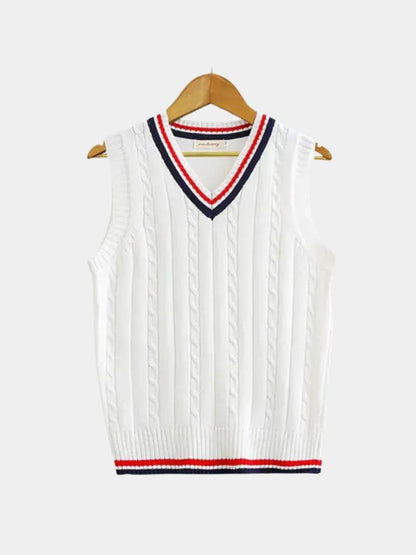 Lean | Gilet en tricot essentiel old money