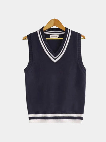 Lean | Gilet en tricot essentiel old money