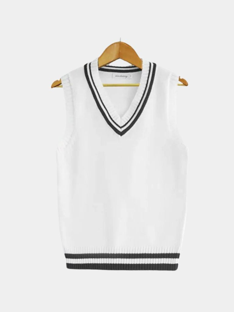 Lean | Gilet en tricot essentiel old money