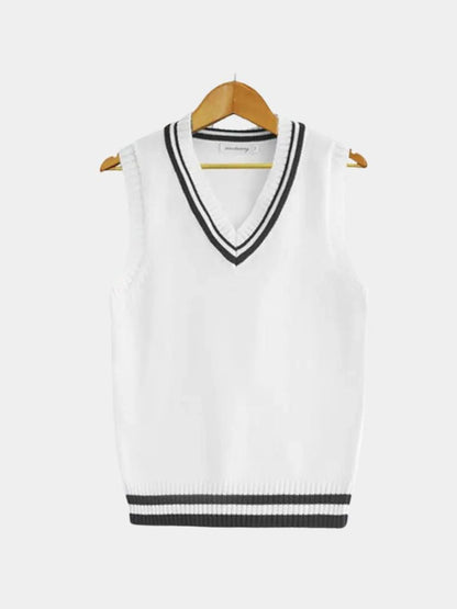 Lean | Gilet en tricot essentiel old money