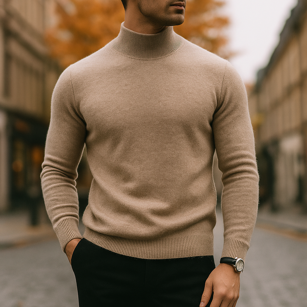 Leriano | Men’s Merino Wool Turtleneck