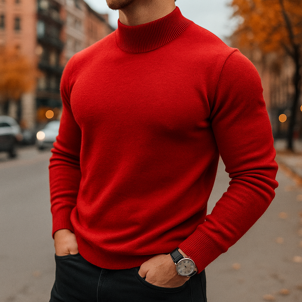 Leriano | Men’s Merino Wool Turtleneck
