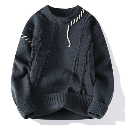 Lhuella | Pull en patchwork ample pour homme