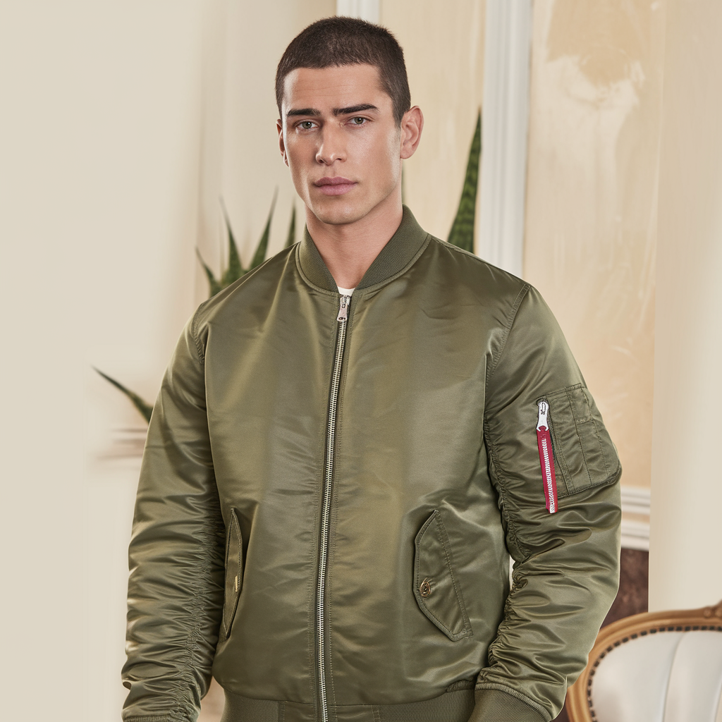 Logan | Veste bomber pilote pour hommes