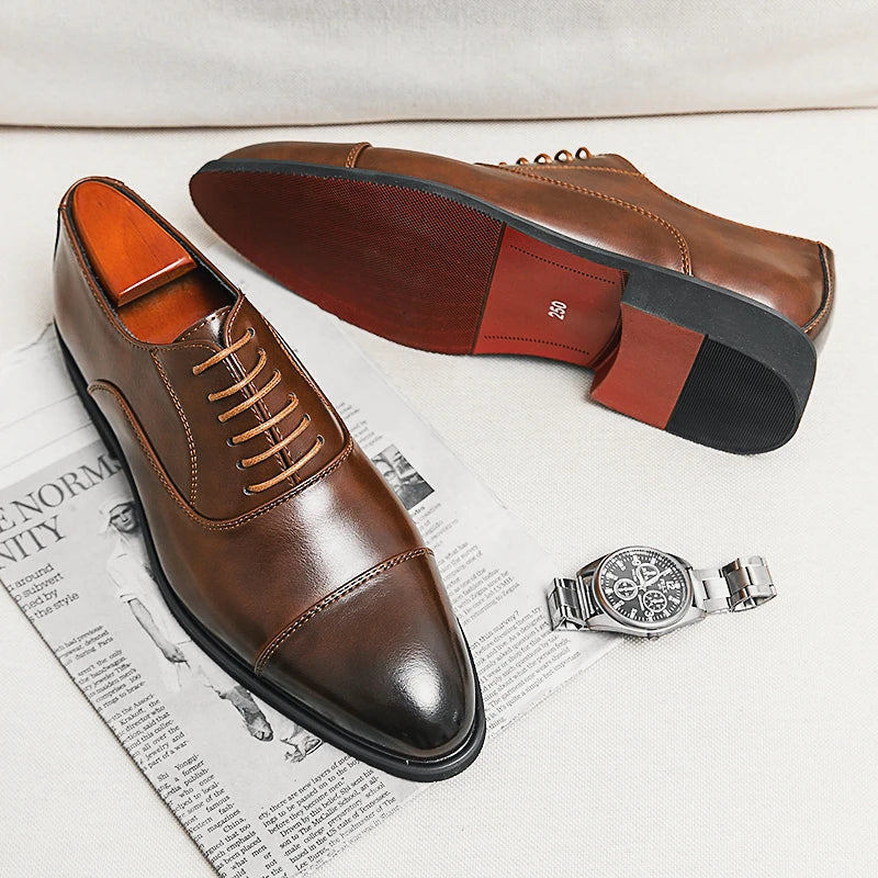 Luca | Men’s Italian Leather Oxford Shoes