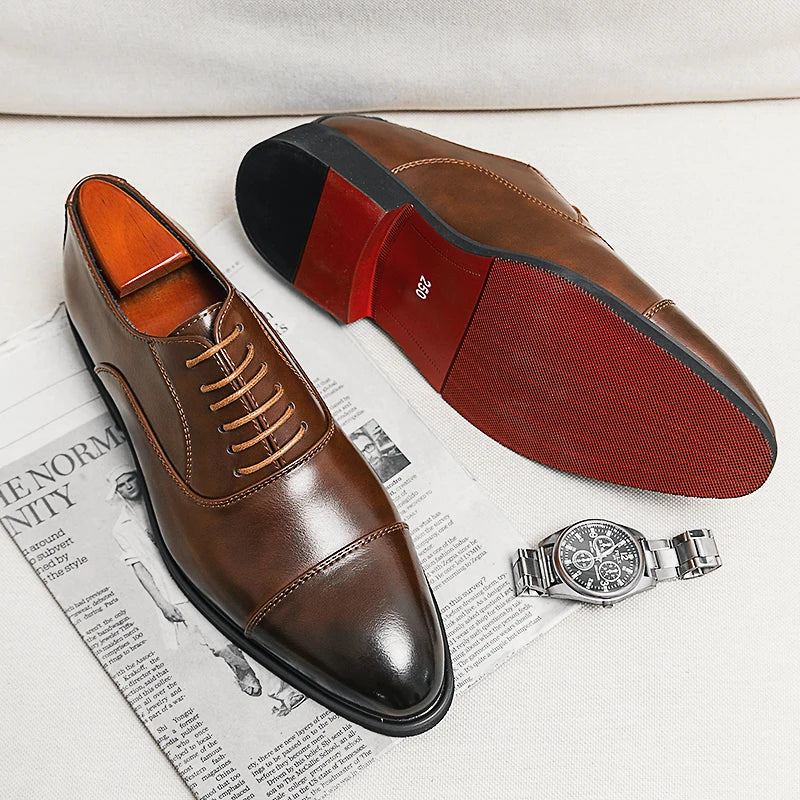 Luca | Men’s Italian Leather Oxford Shoes
