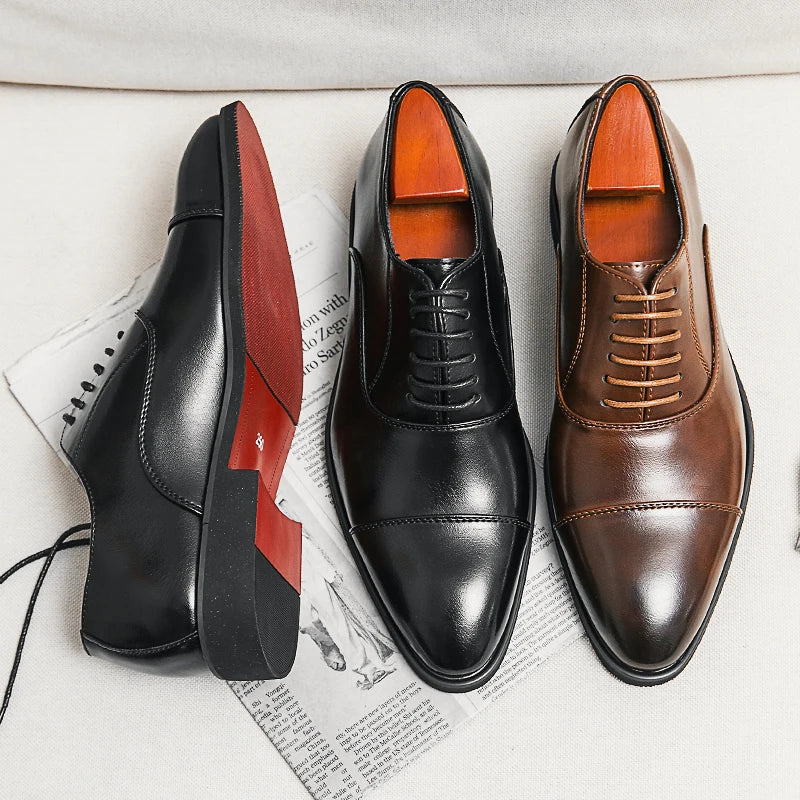 Luca | Men’s Italian Leather Oxford Shoes