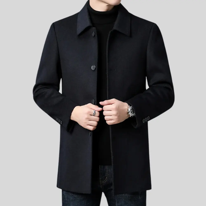 Lucien | Men’s Tailored Polyester-Blend Coat