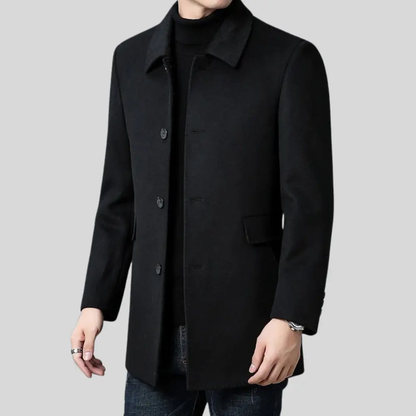 Lucien | Men’s Tailored Polyester-Blend Coat