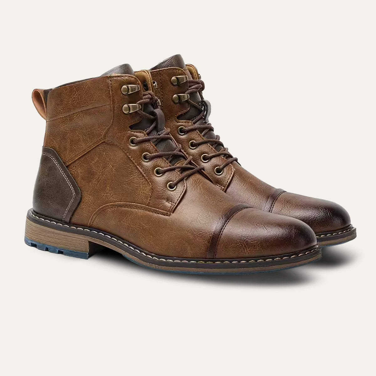 Manchester | Bottes en cuir vintage à la cheville pour hommes