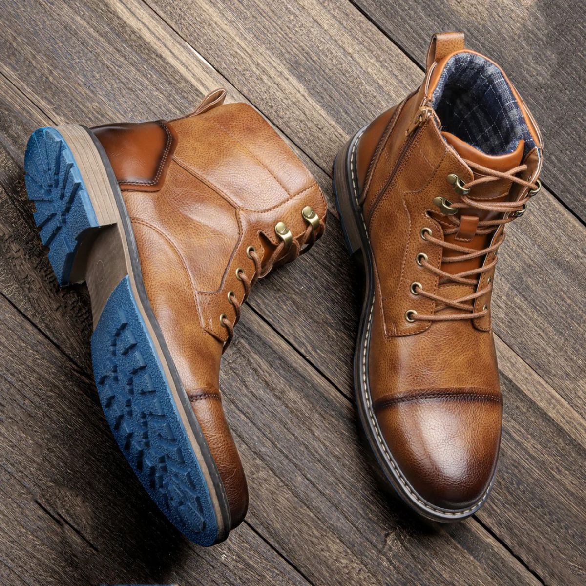 Manchester | Bottes en cuir vintage à la cheville pour hommes