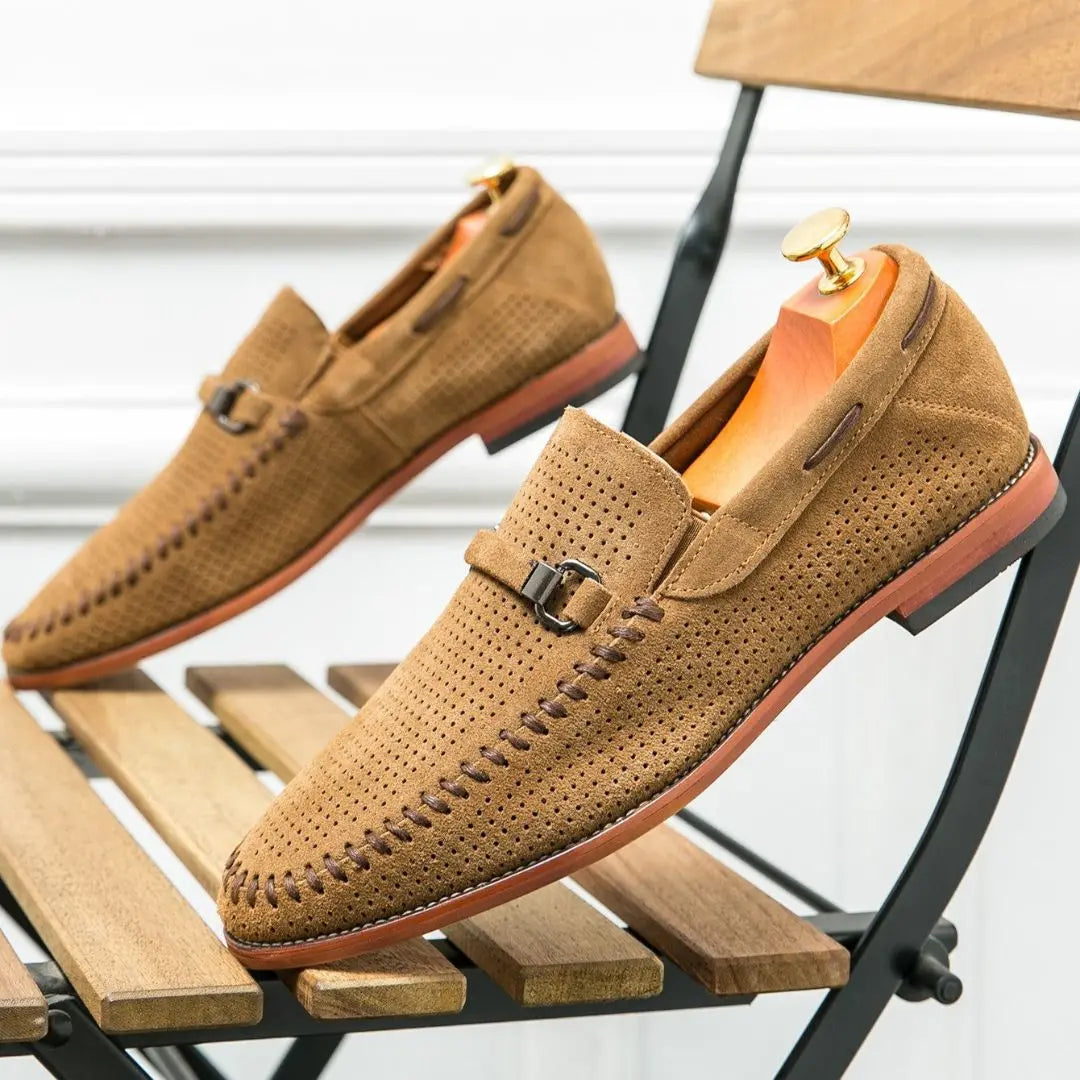 Marcel | Mocassins en daim cousus à la main pour hommes