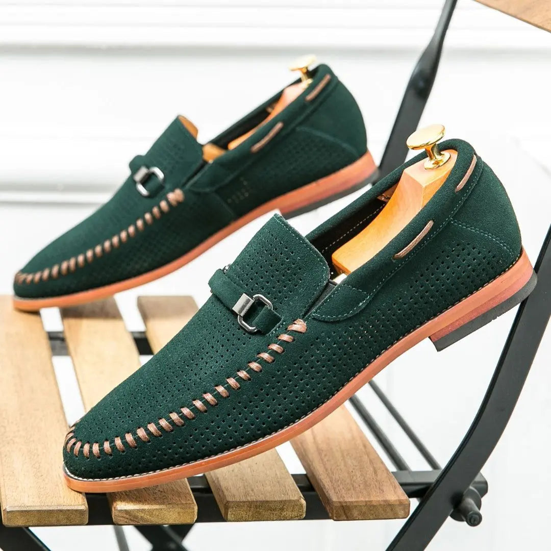 Marcel | Mocassins en daim cousus à la main pour hommes