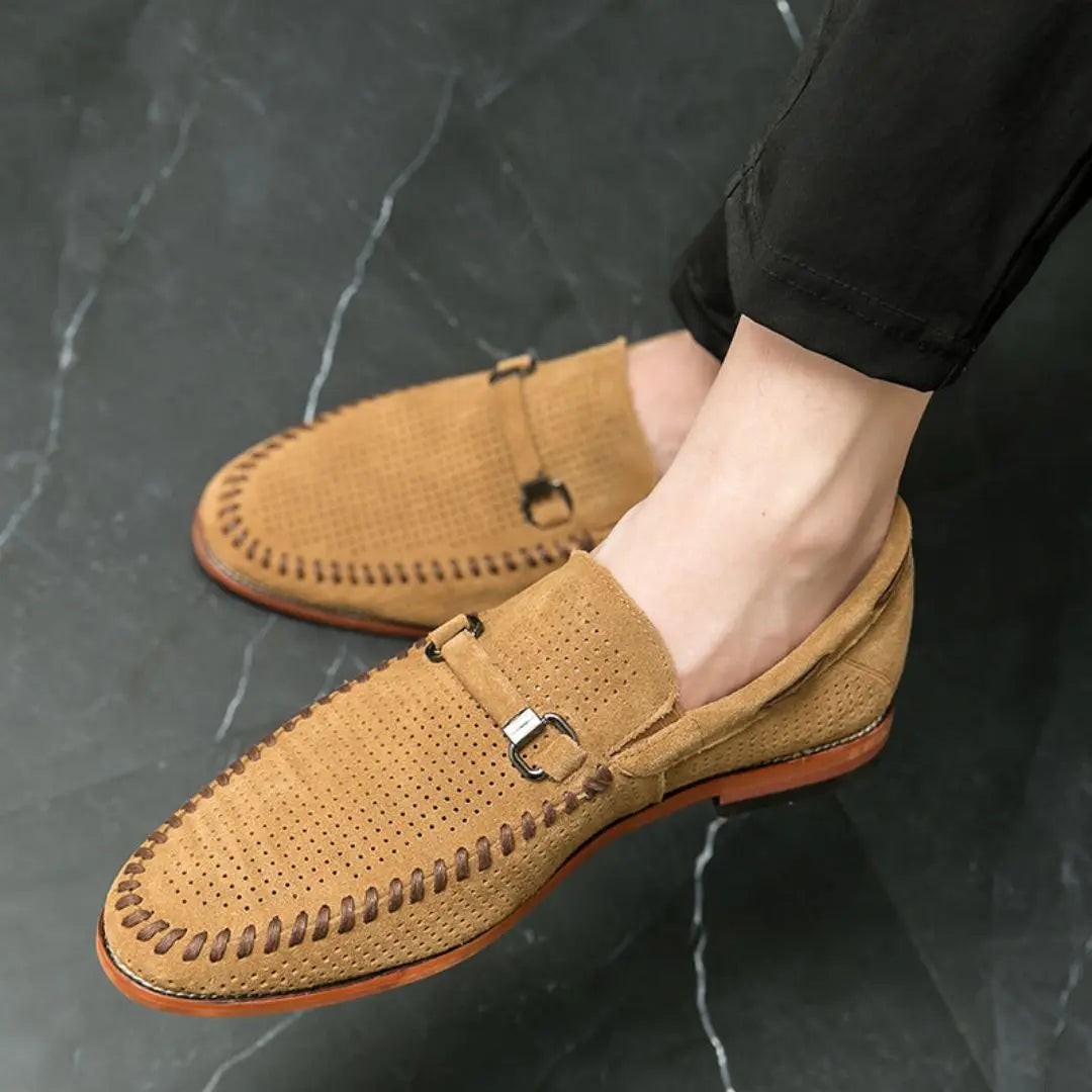 Marcel | Mocassins en daim cousus à la main pour hommes