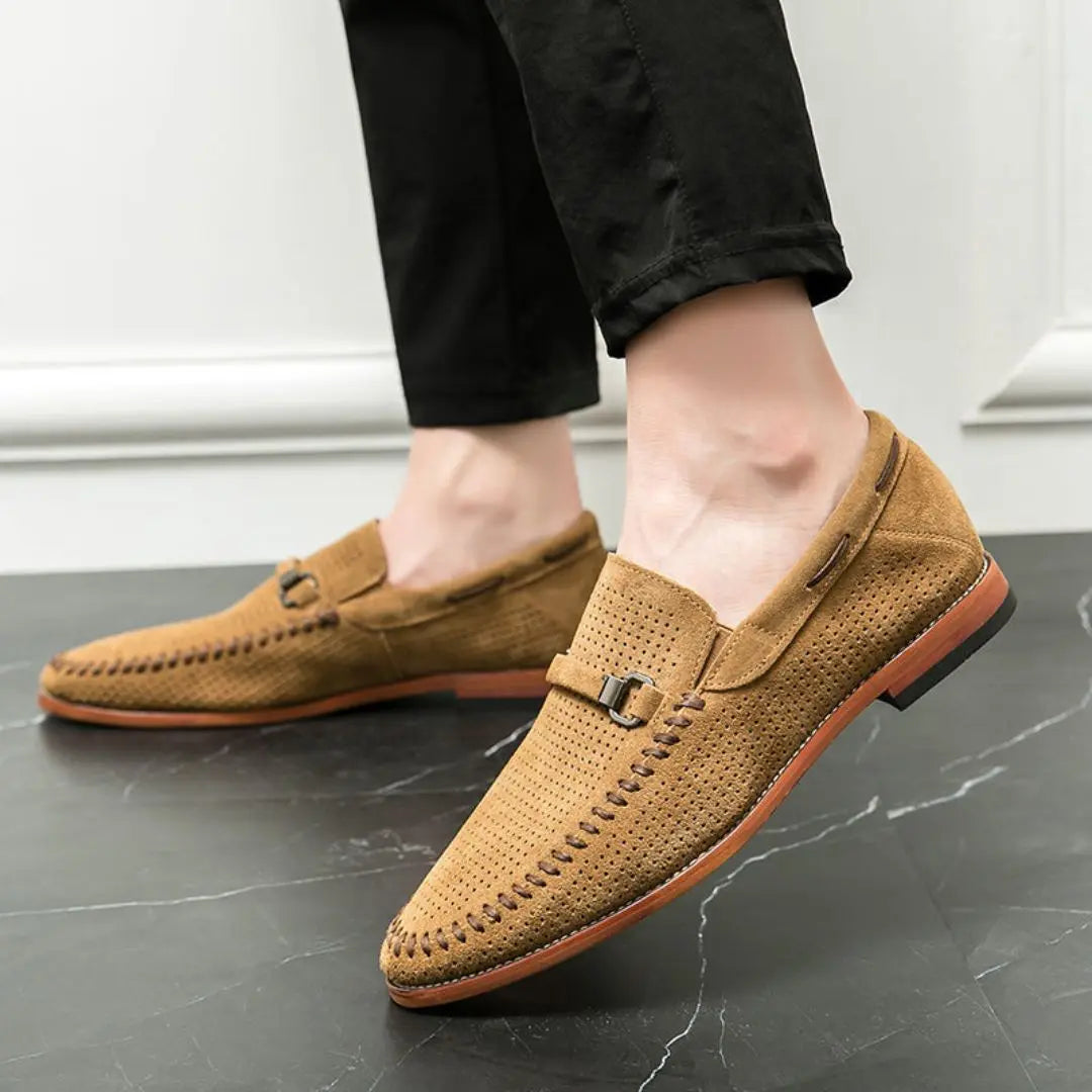 Marcel | Mocassins en daim cousus à la main pour hommes
