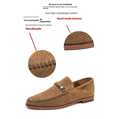 Marcel | Mocassins en daim cousus à la main pour hommes
