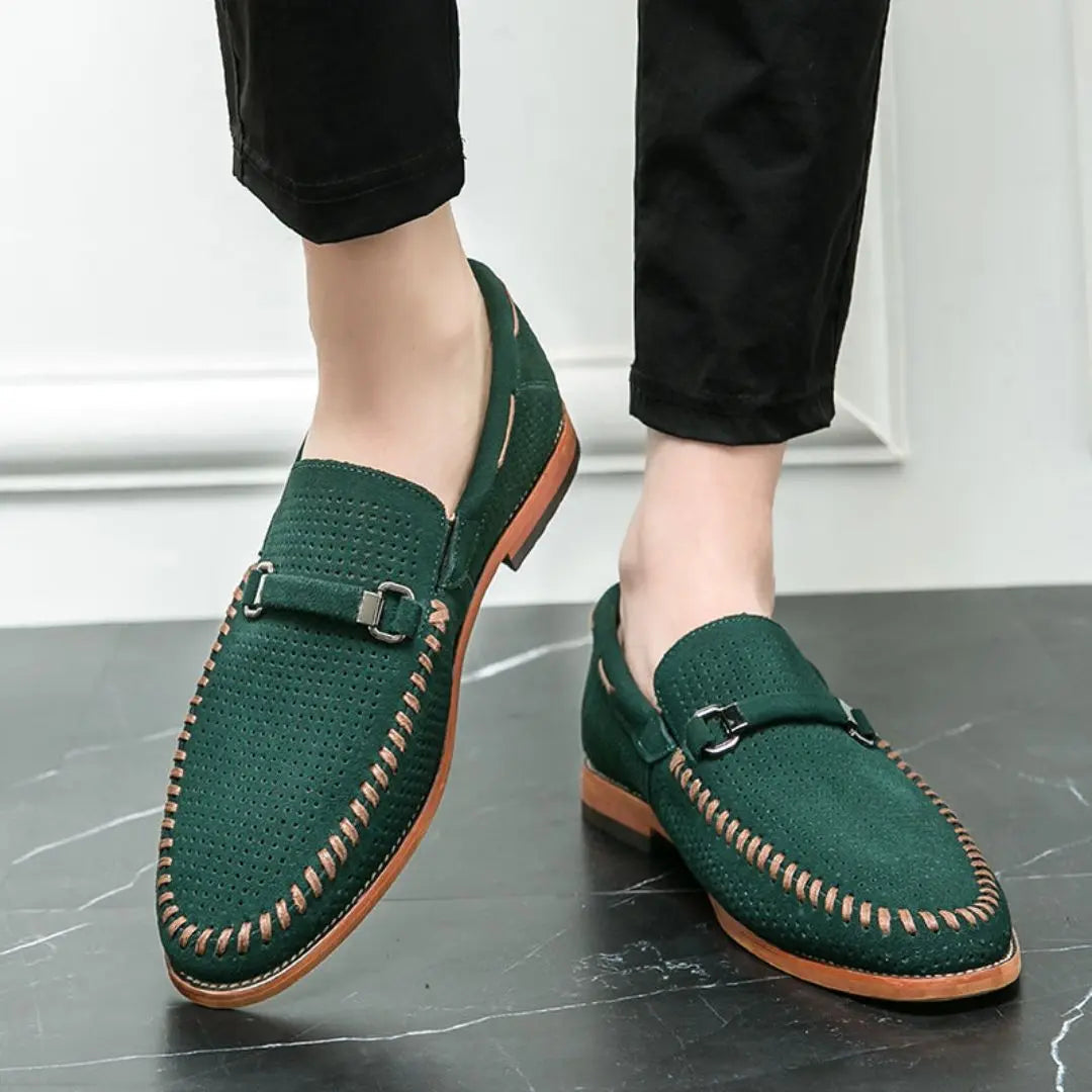 Marcel | Mocassins en daim cousus à la main pour hommes