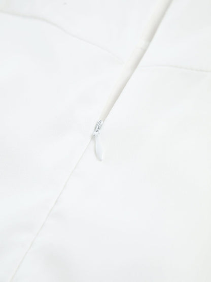 Marcia | Classic Summer Dress with Square Neck – Feminine Elegance