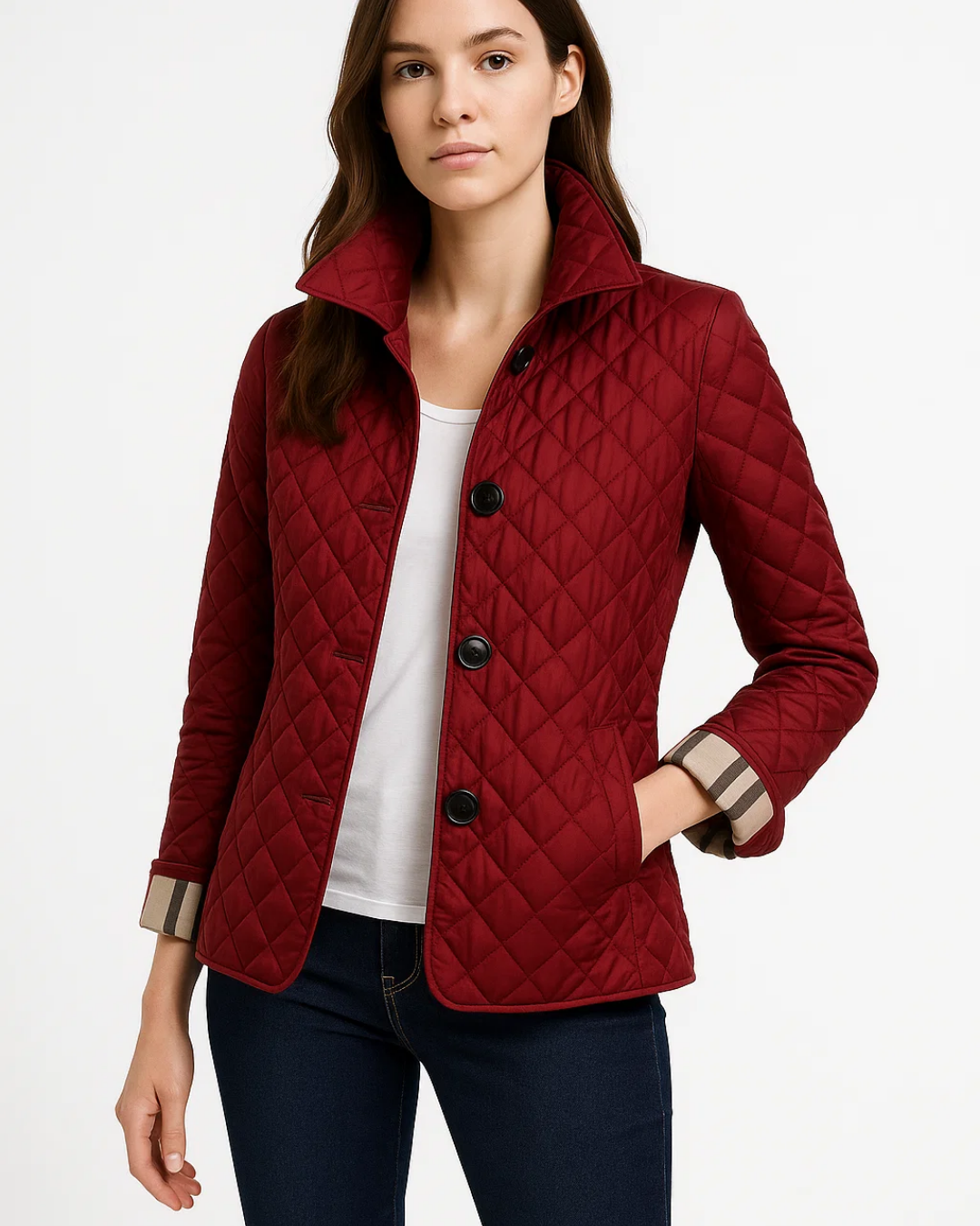 Marelle | Veste matelassée pour femmes avec fermeture à boutons