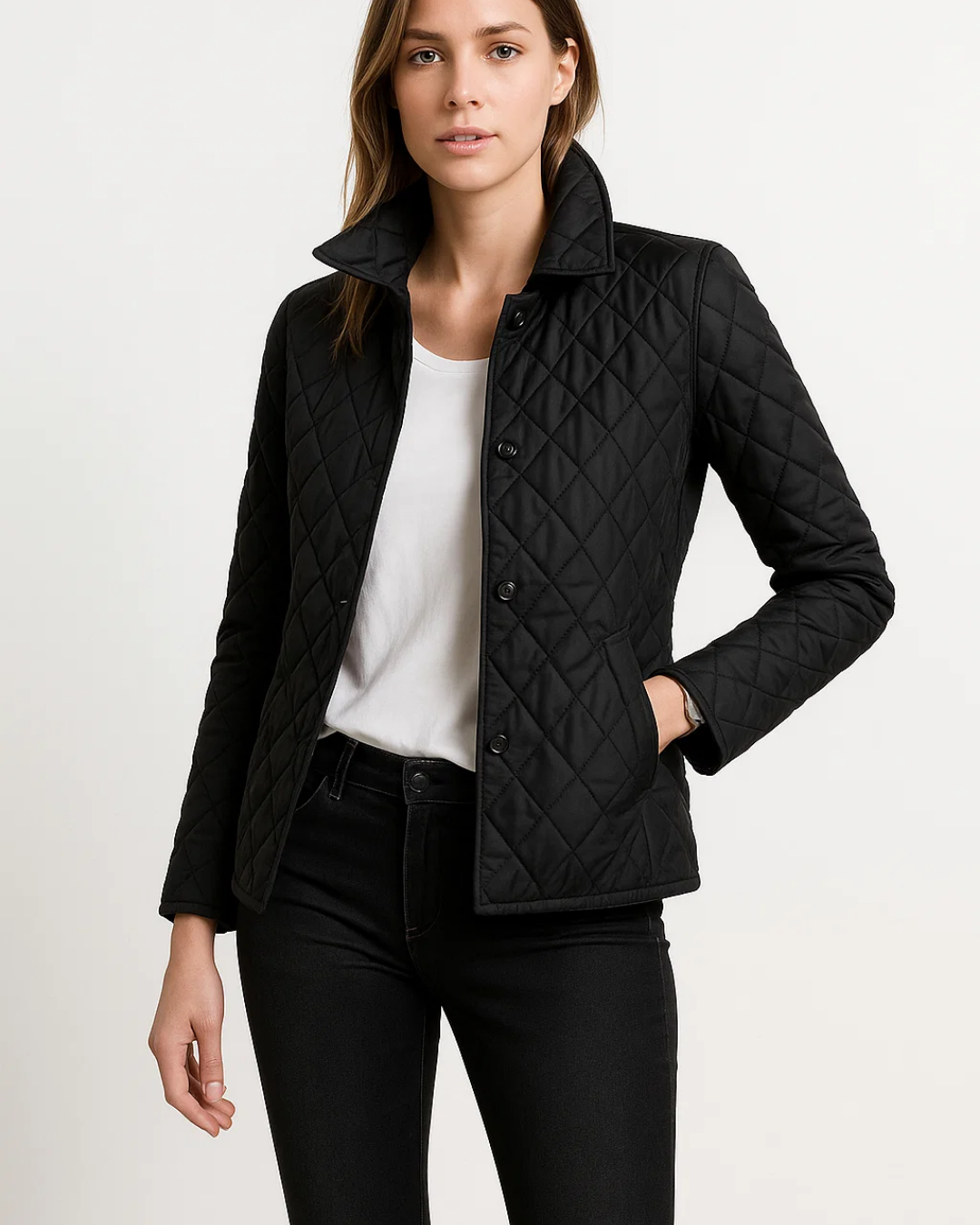 Marelle | Veste matelassée pour femmes avec fermeture à boutons