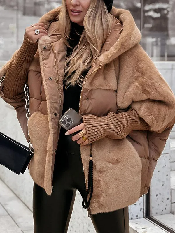 Maris | Manteau d'hiver matelassé avec capuche pour femmes