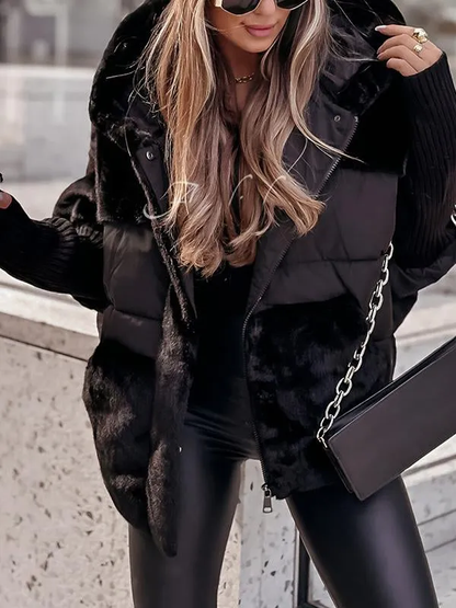 Mary Rose | Women’s Padded Winter Coat – Hooded Design