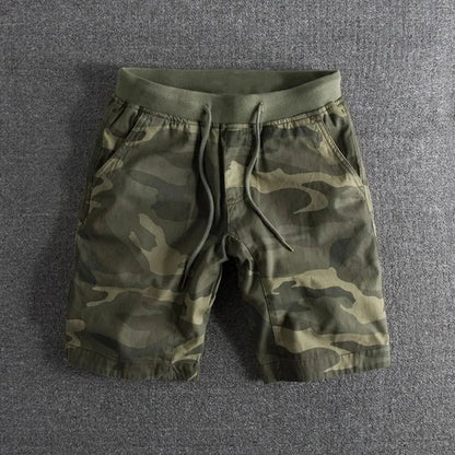 Massie | Shorts en coton camouflé tactiques pour homme