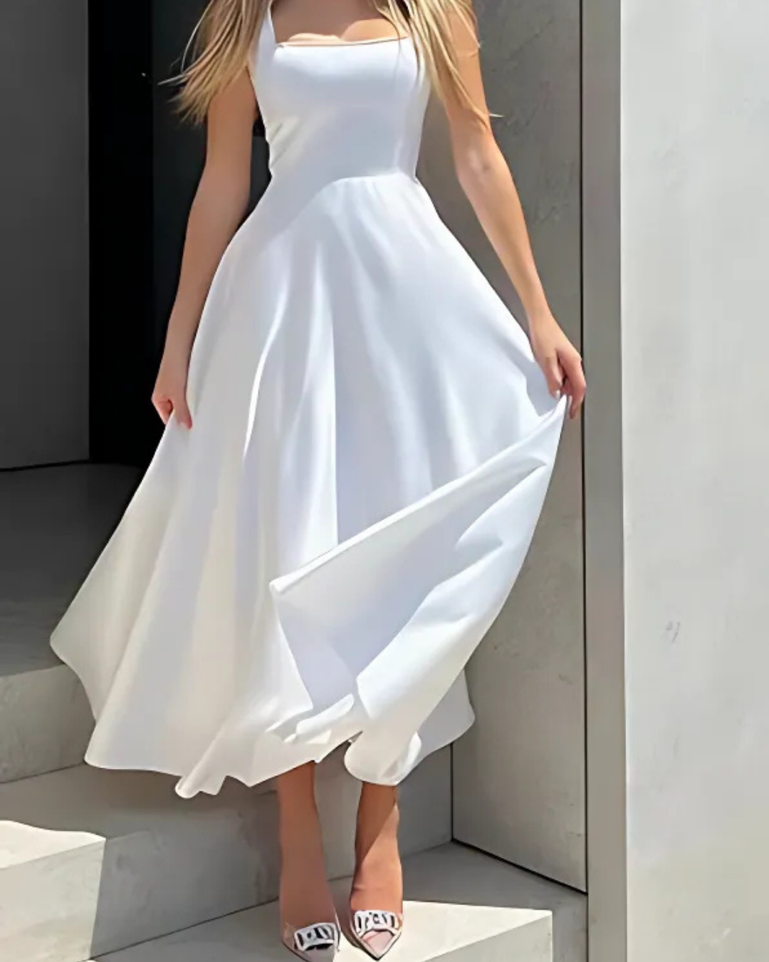 Maxine | Robe maxi élégante sans manches pour femmes