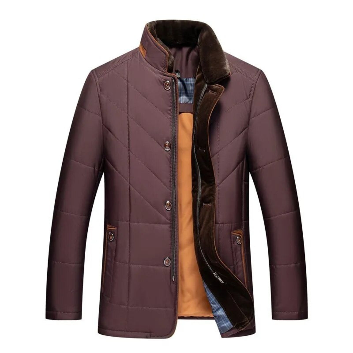 Miguelito | Veste matelassée avec col montant pour hommes