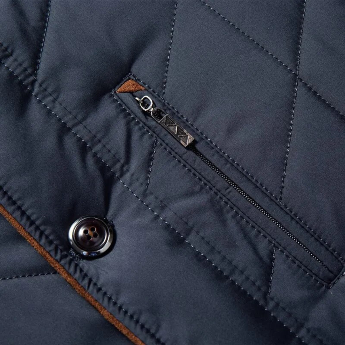 Miguelito | Veste matelassée avec col montant pour hommes